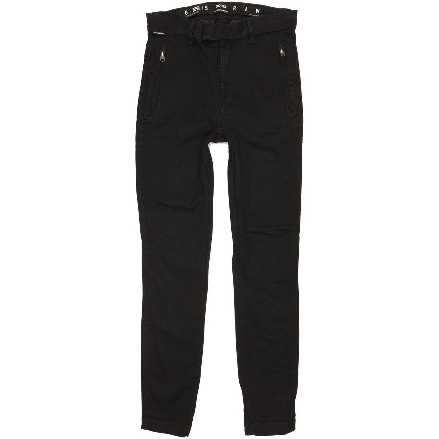G-Star Weld Black Skinny Slim Chino Stretch Jeans High Waisted W30 L30