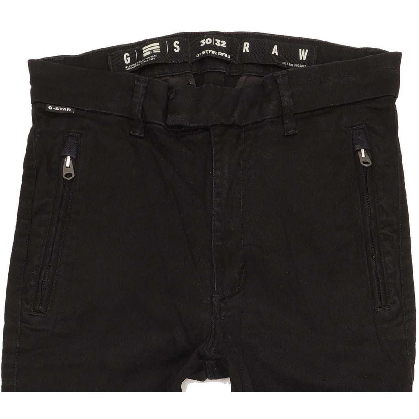 G-Star Weld Black Skinny Slim Chino Stretch Jeans High Waisted W30 L30