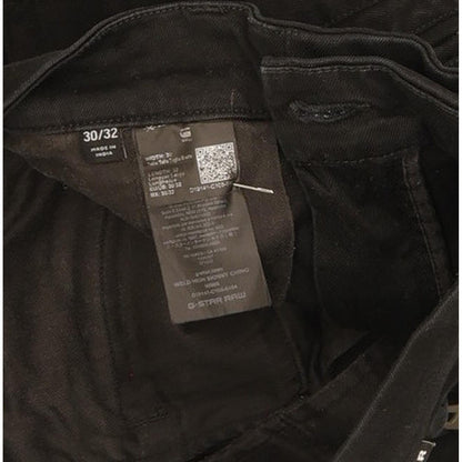 G-Star Weld Black Skinny Slim Chino Stretch Jeans High Waisted W30 L30