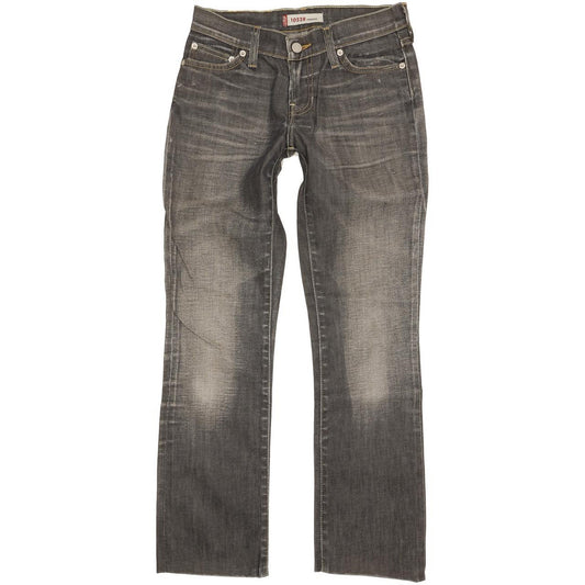 Levi's 528 Women Navy Straight Slim Stretch Jeans W27 L28