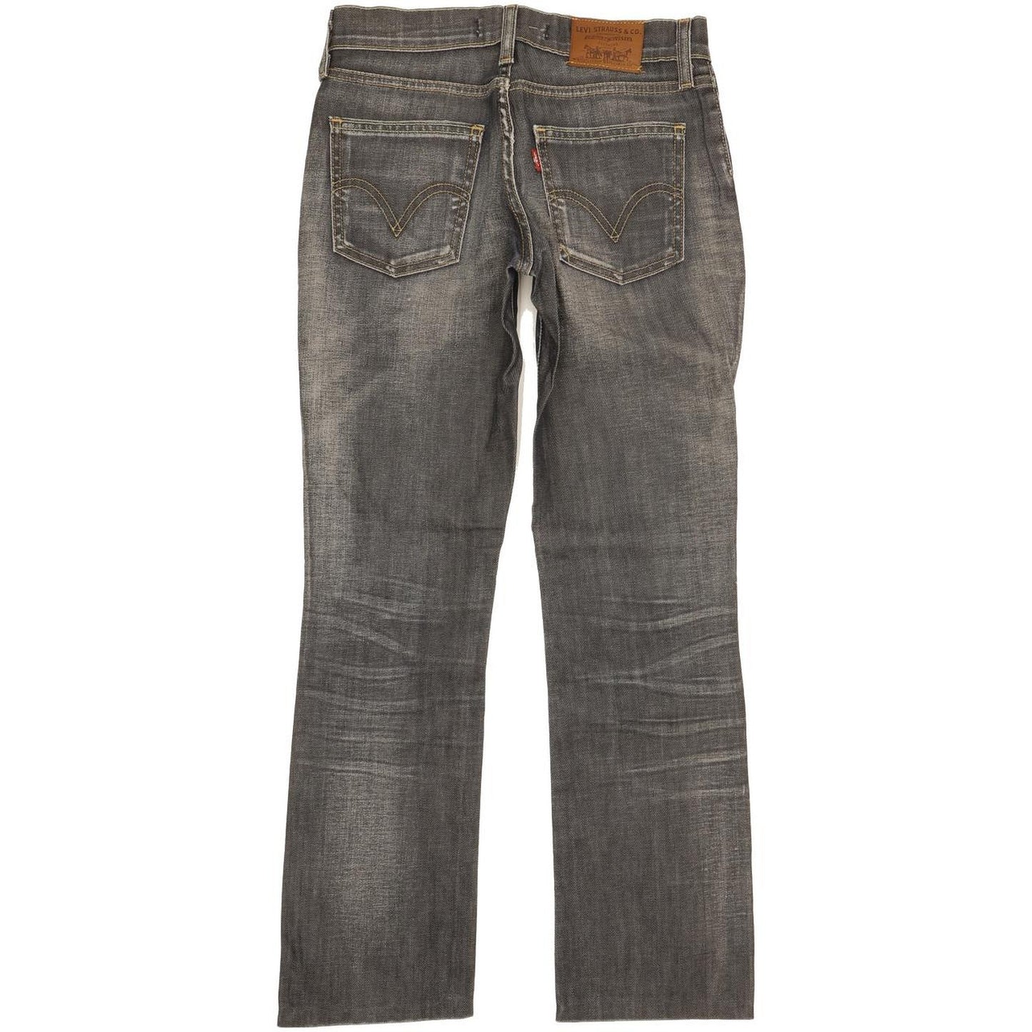 Levi's 528 Women Navy Straight Slim Stretch Jeans W27 L28