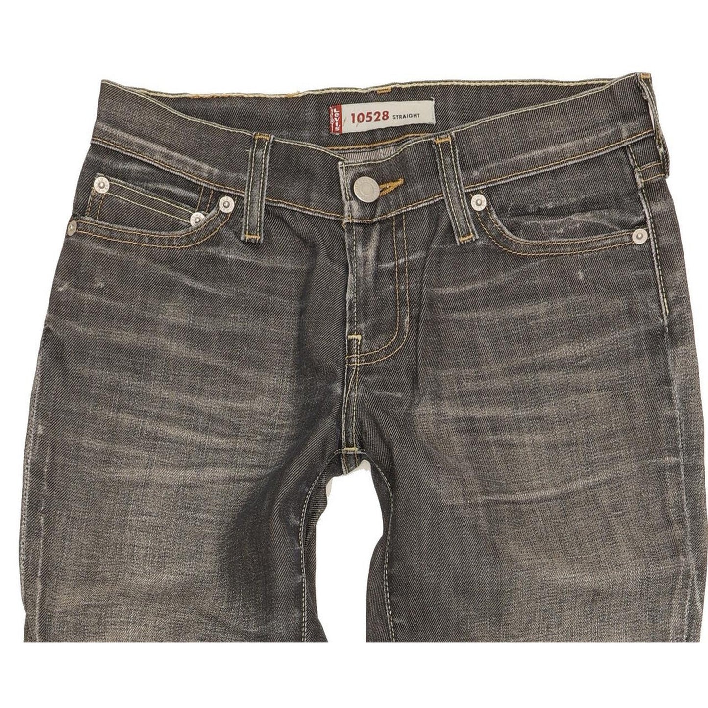 Levi's 528 Women Navy Straight Slim Stretch Jeans W27 L28