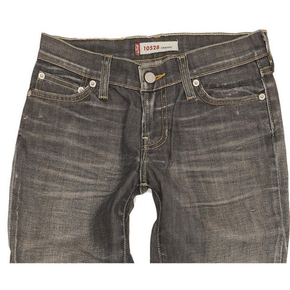Levi's 528 Women Navy Straight Slim Stretch Jeans W27 L28