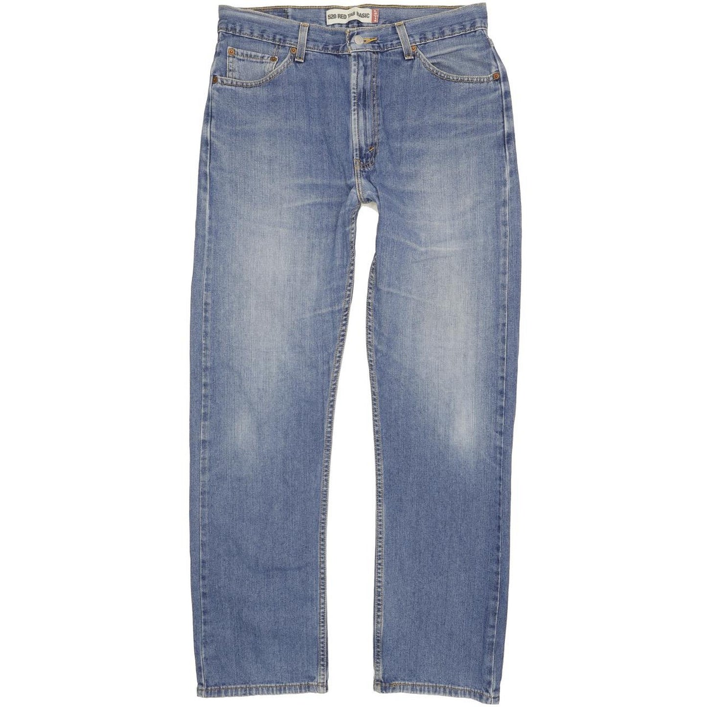 Levi's 520 Men Blue Straight Regular Jeans W34 L32