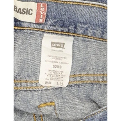 Levi's 520 Men Blue Straight Regular Jeans W34 L32