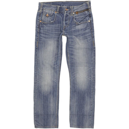 Levi's 522 Men Blue Straight Slim Jeans W32 L30