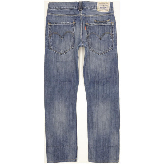 Levi's 522 Men Blue Straight Slim Jeans W32 L30