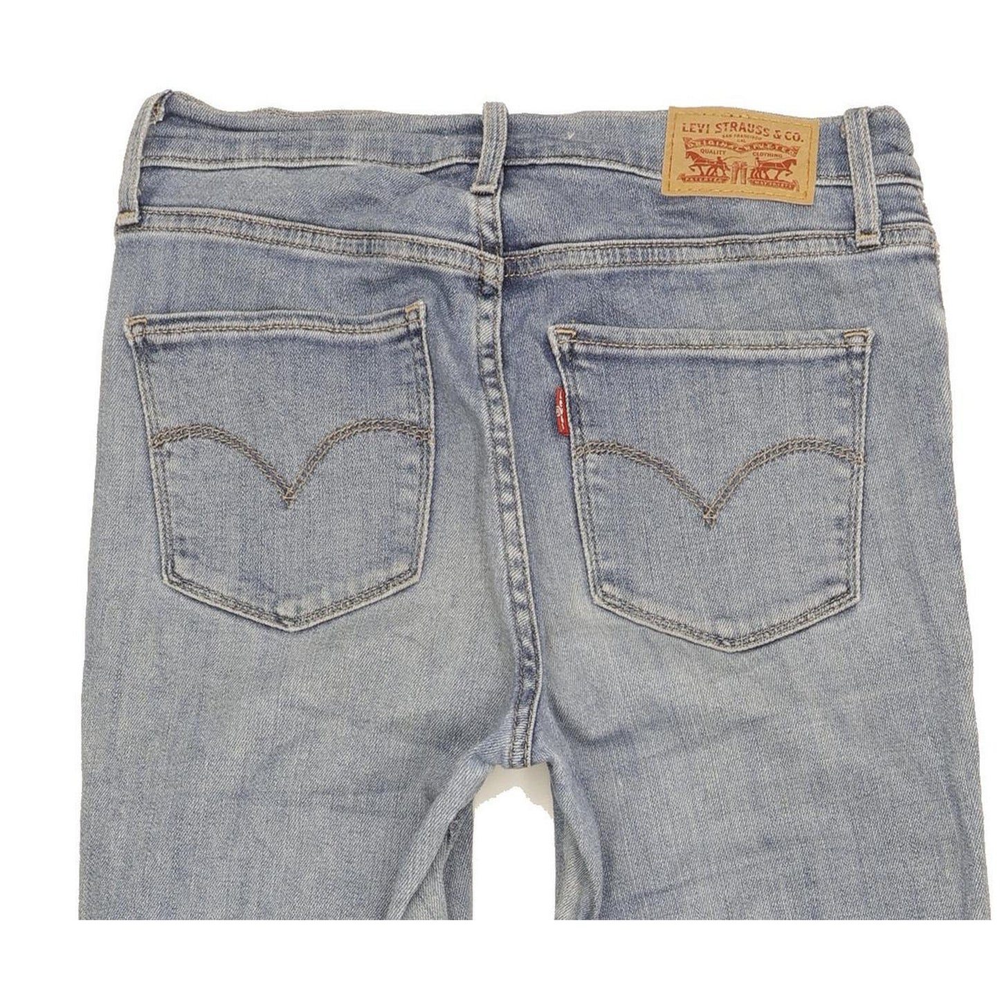 Levi's 724 Women Blue Straight Slim Stretch Jeans W25 L28