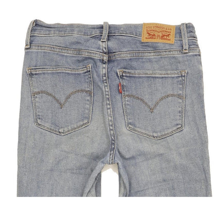 Levi's 724 Women Blue Straight Slim Stretch Jeans W25 L28
