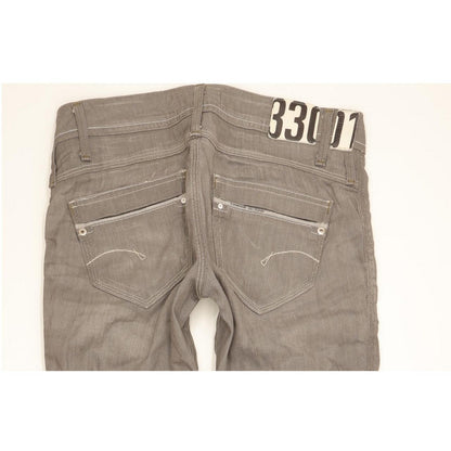 G-Star Saville Women Grey Straight Slim Stretch Jeans W29 L34