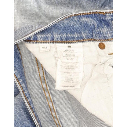 G-Star 3301 Men Blue Straight Slim Stretch Jeans W30 L32