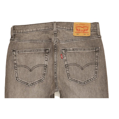 Levi's 541 Men Grey Straight Slim Stretch Jeans W30 L31