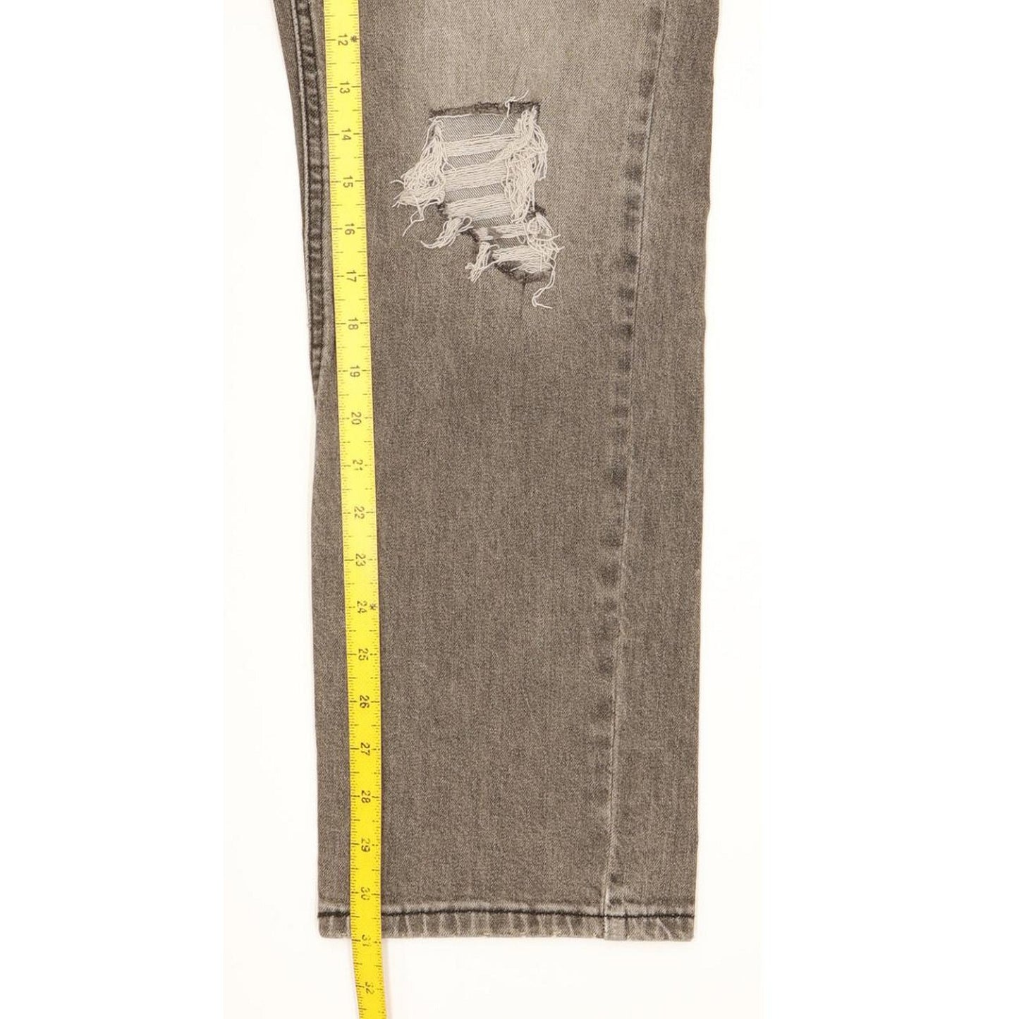 Levi's 541 Men Grey Straight Slim Stretch Jeans W30 L31