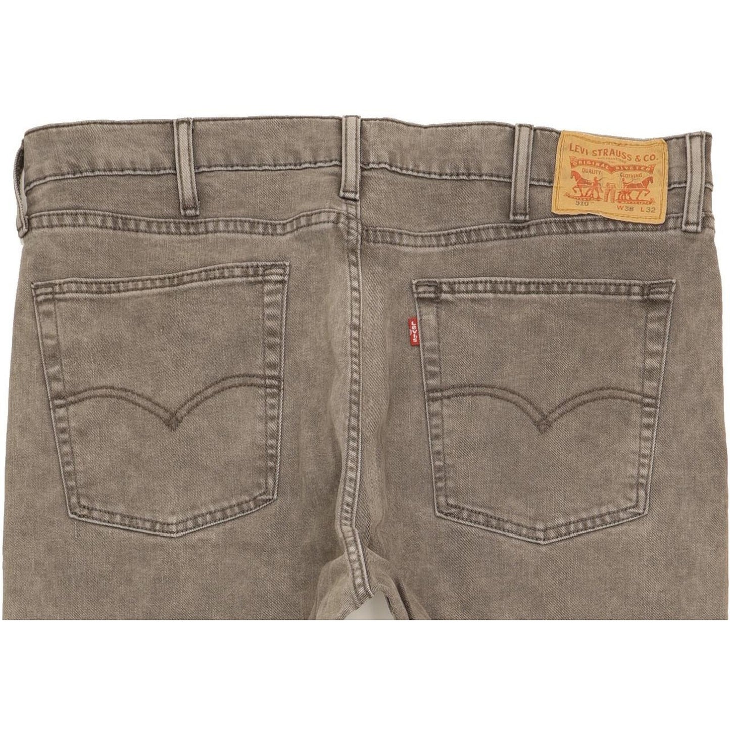 Levi's 510 Men Grey Skinny Slim Stretch Jeans W38 L31