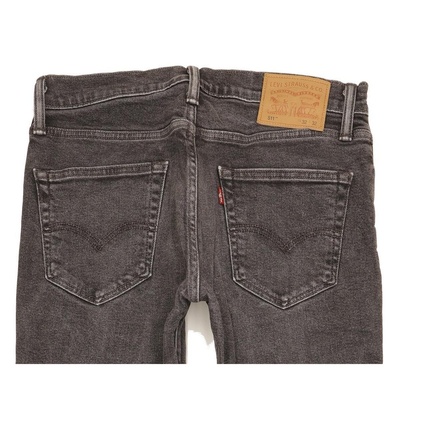 Levi's 511 Men Charcoal Straight Slim Stretch Jeans W32 L31