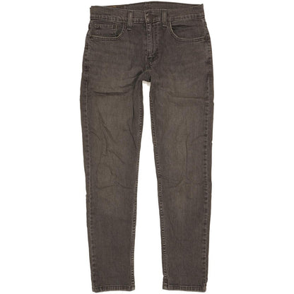 Levi's 502 Men Charcoal Tapered Regular Stretch Jeans W29 L29