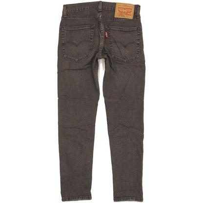 Levi's 502 Men Charcoal Tapered Regular Stretch Jeans W29 L29