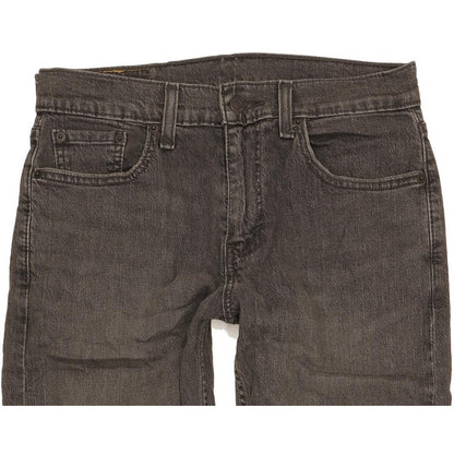 Levi's 502 Men Charcoal Tapered Regular Stretch Jeans W29 L29