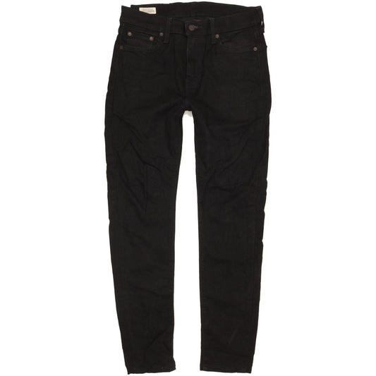 Levi's 510 Men Black Skinny Slim Stretch Jeans W30 L29