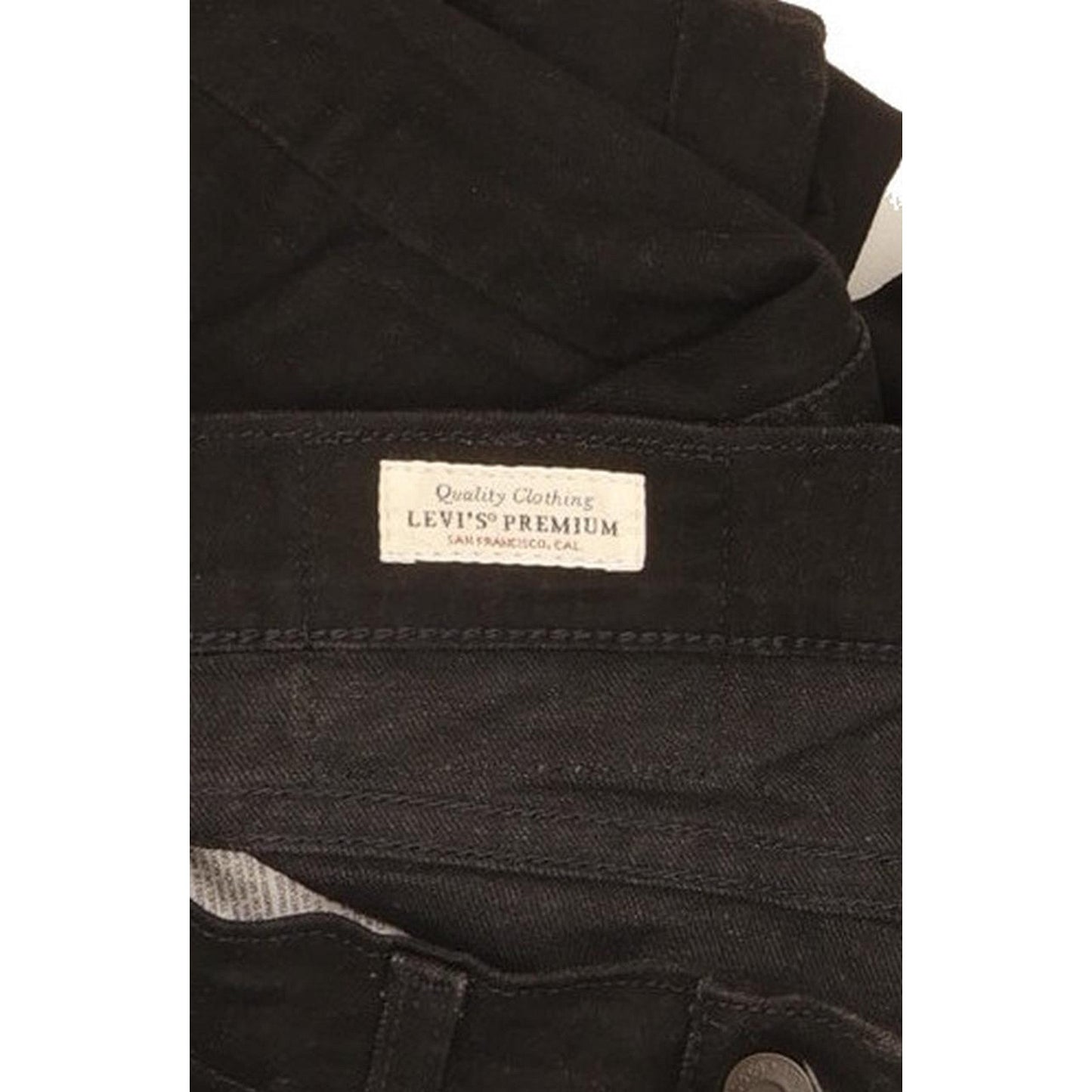 Levi's 510 Men Black Skinny Slim Stretch Jeans W30 L29