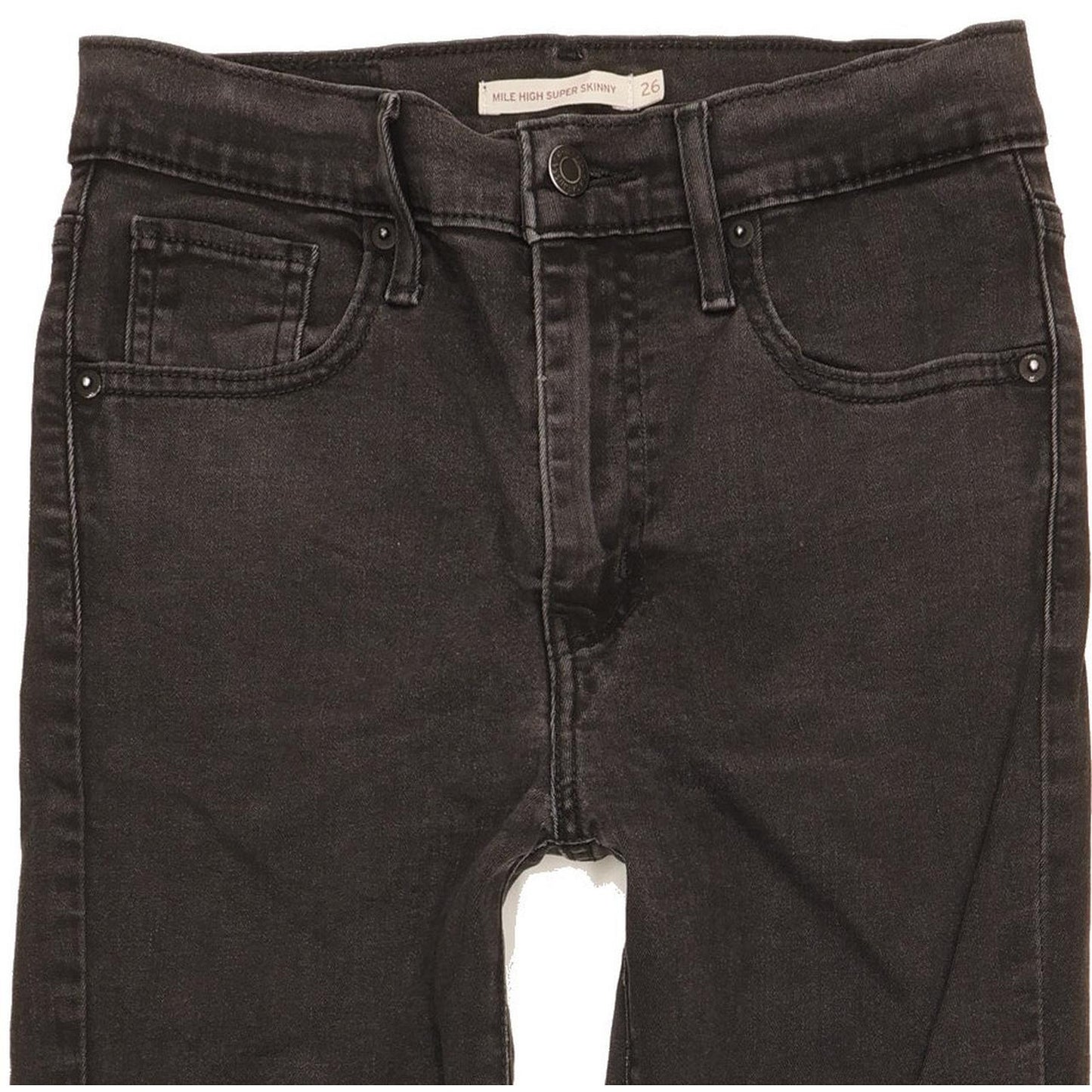 Levi's Mile Women Black Skinny Slim Jeans W26 L29
