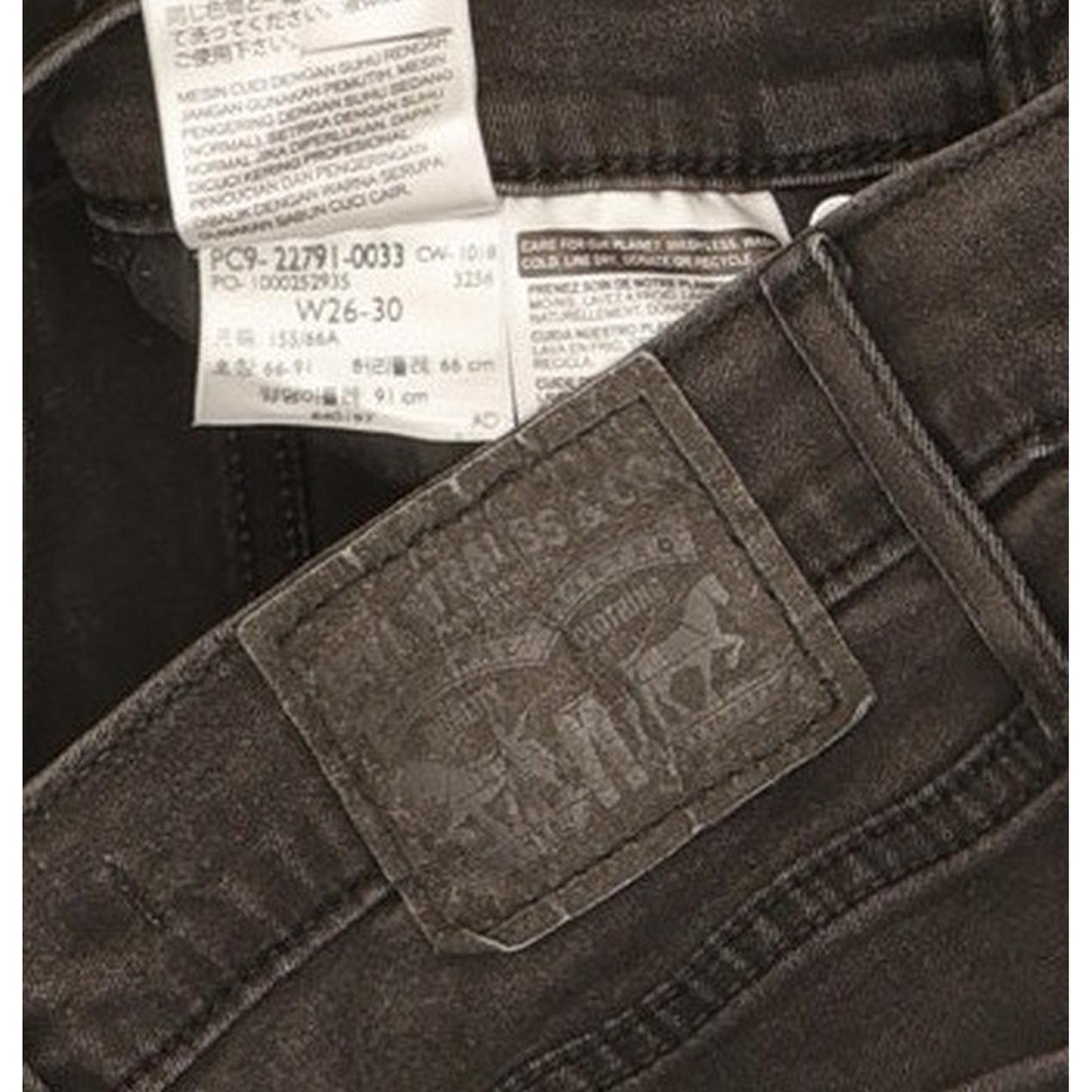 Levi's Mile Women Black Skinny Slim Jeans W26 L29