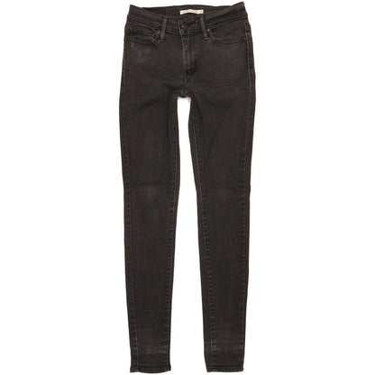 Levi's Slimming Women Black Skinny Slim Jeans W26 L31