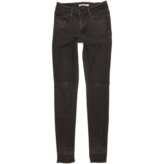 Levi's Slimming Women Black Skinny Slim Jeans W26 L31