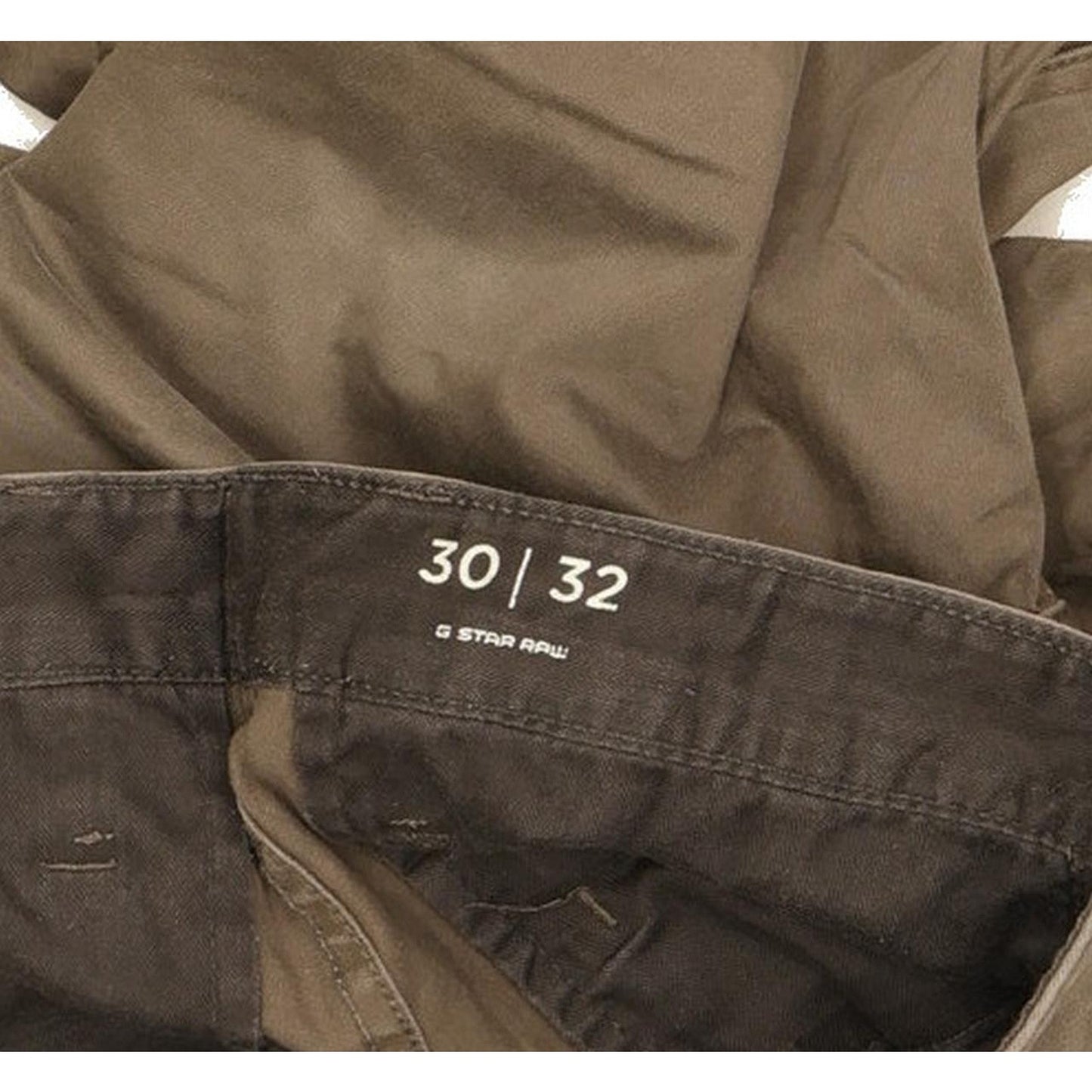 G-Star Men Khaki Tapered Slim Chino Stretch Jeans W30 L31