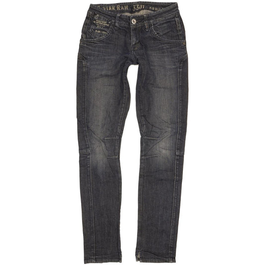 G-Star Jaxon Women Blue Skinny Slim Stretch Jeans W27 L32