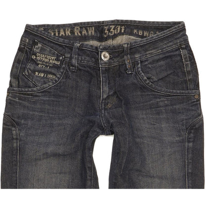 G-Star Jaxon Women Blue Skinny Slim Stretch Jeans W27 L32