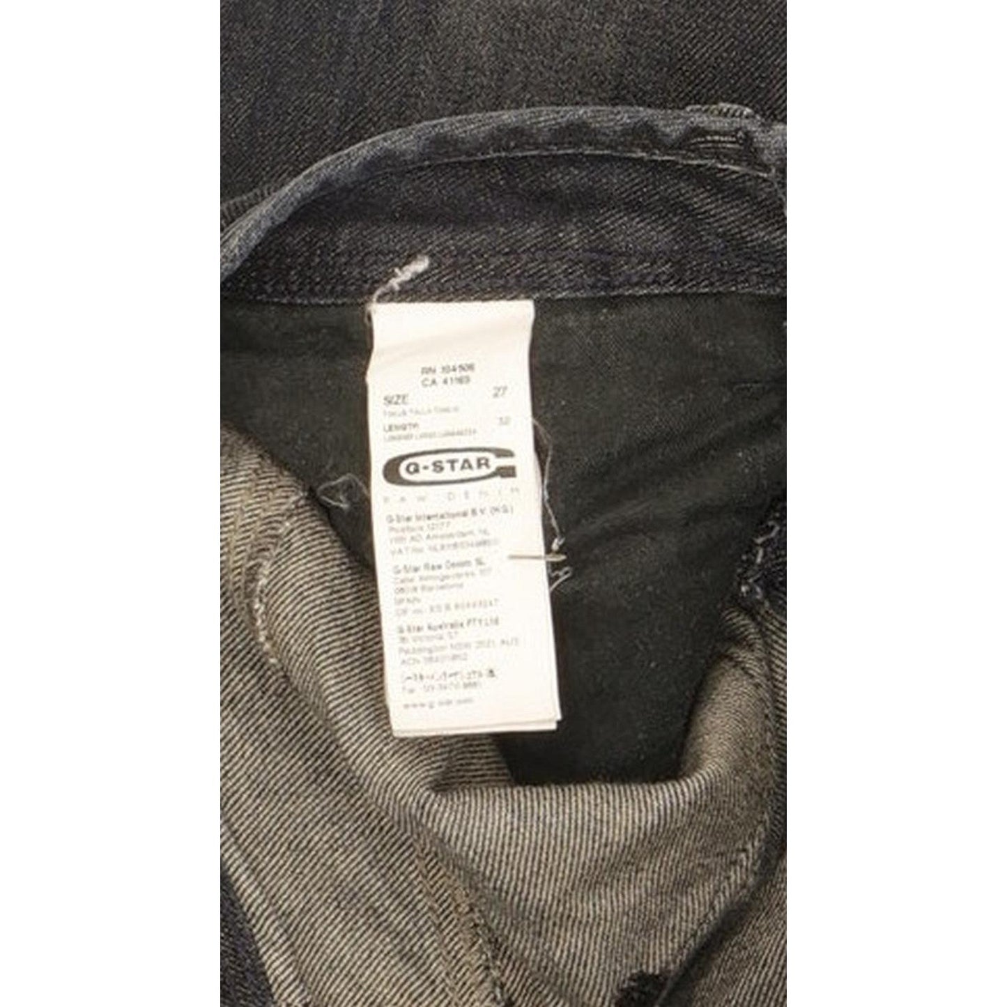 G-Star Jaxon Women Blue Skinny Slim Stretch Jeans W27 L32