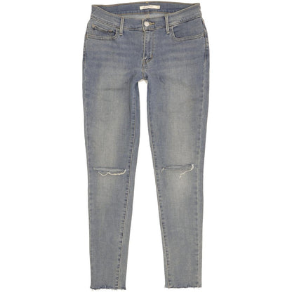 Levi's 710 Super Women Blue Skinny Slim Stretch Jeans W29 L30