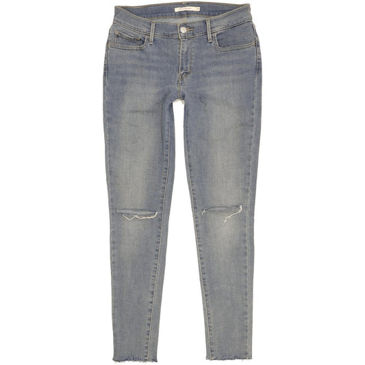 Levi's 710 Super Women Blue Skinny Slim Stretch Jeans W29 L30
