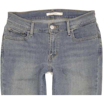 Levi's 710 Super Women Blue Skinny Slim Stretch Jeans W29 L30