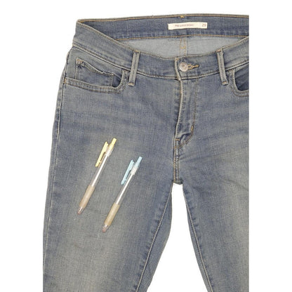 Levi's 710 Super Women Blue Skinny Slim Stretch Jeans W29 L30