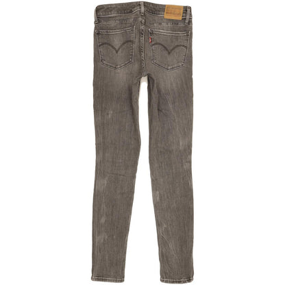 Levi's 711 Women Grey Skinny Slim Stretch Jeans W26 L30