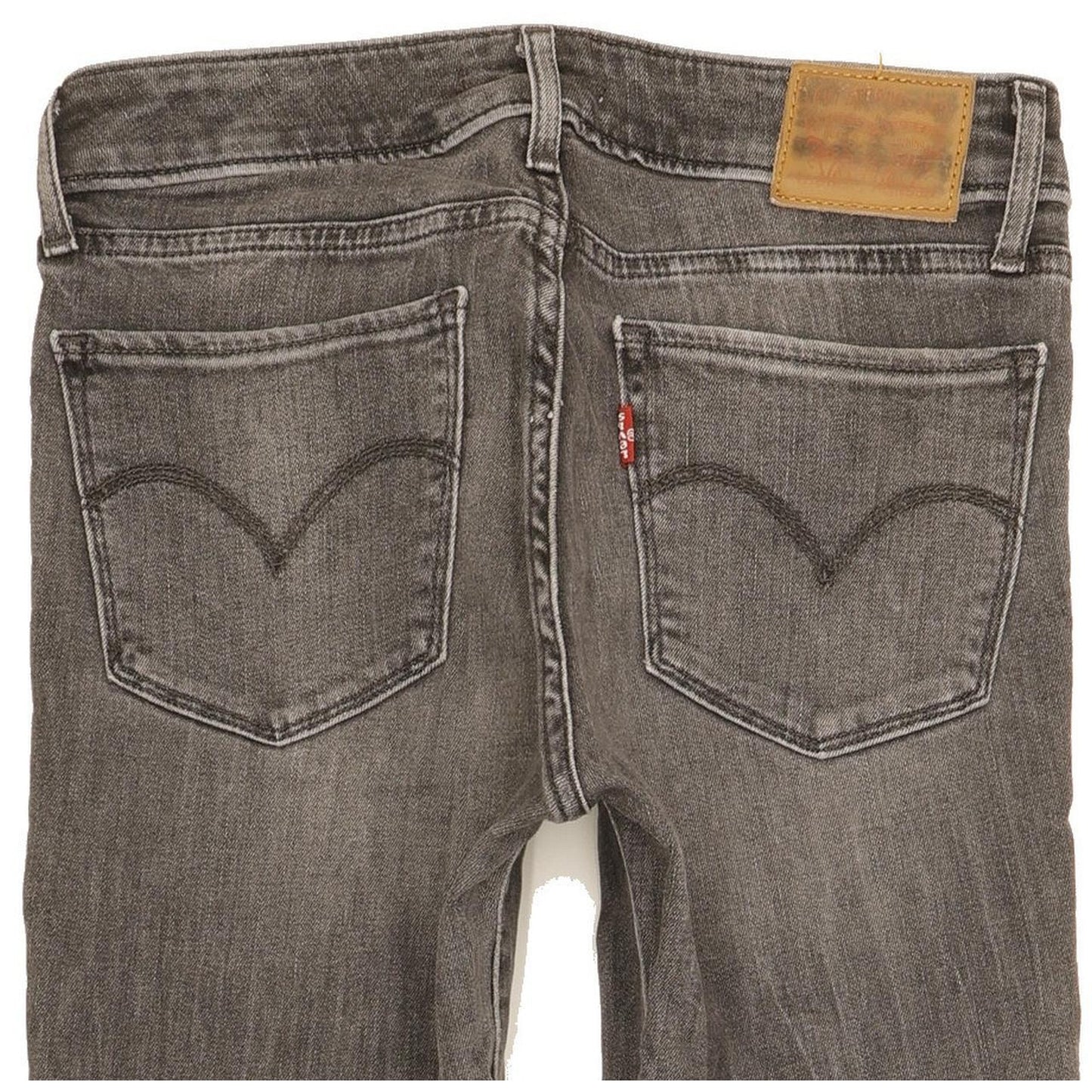 Levi's 711 Women Grey Skinny Slim Stretch Jeans W26 L30
