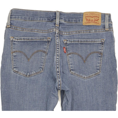 Levi's 710 Super Women Blue Skinny Slim Stretch Jeans W28 L30
