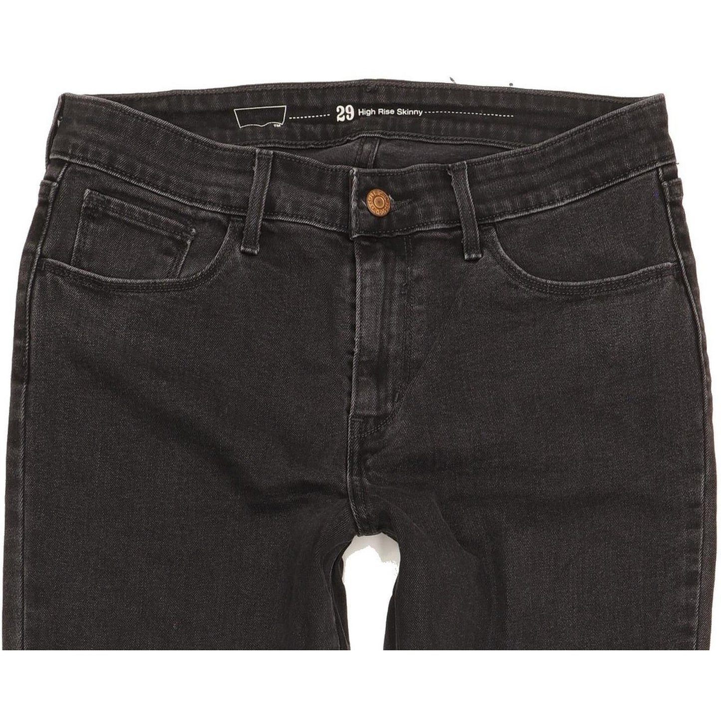 Levi's Women Black Skinny Slim Stretch Jeans W29 L31