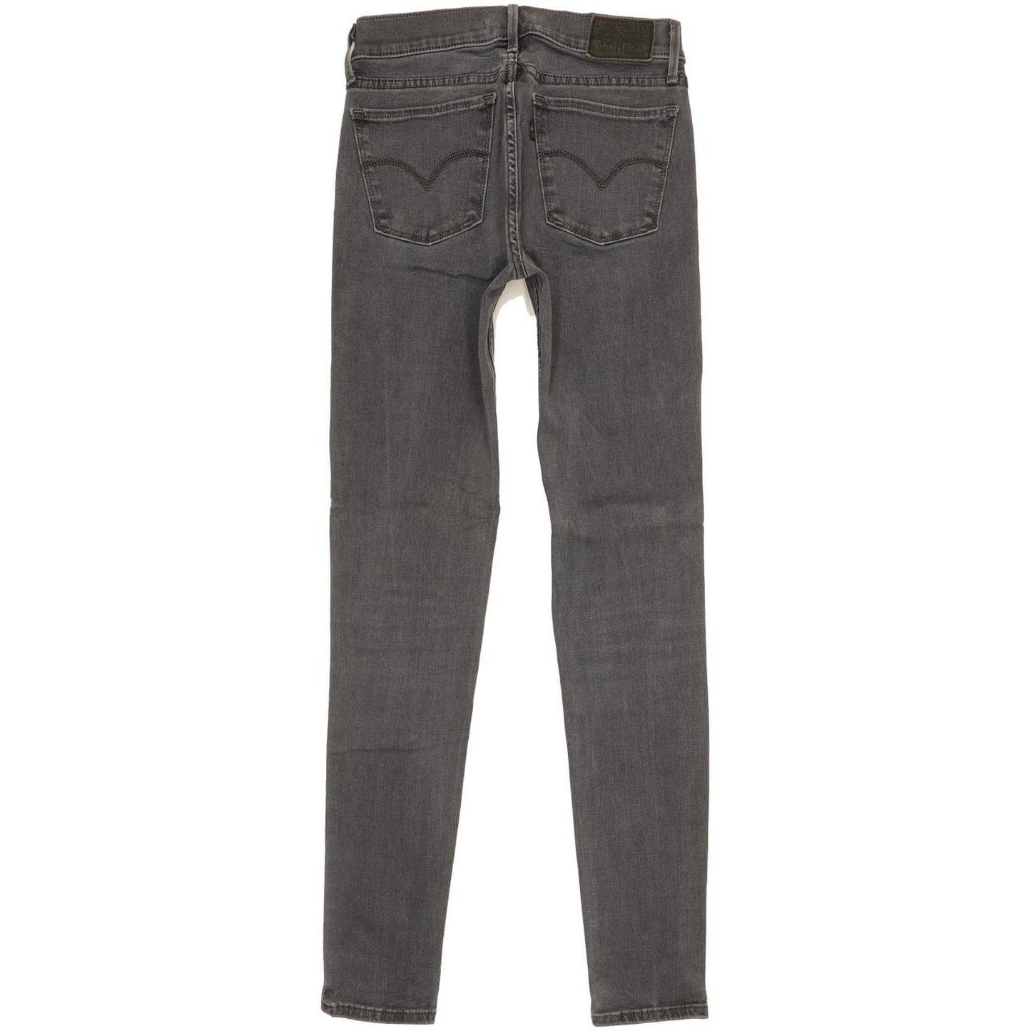 Levi's 710 Super Women Grey Skinny Slim Stretch Jeans W26 L29