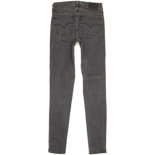 Levi's 710 Super Women Grey Skinny Slim Stretch Jeans W26 L29