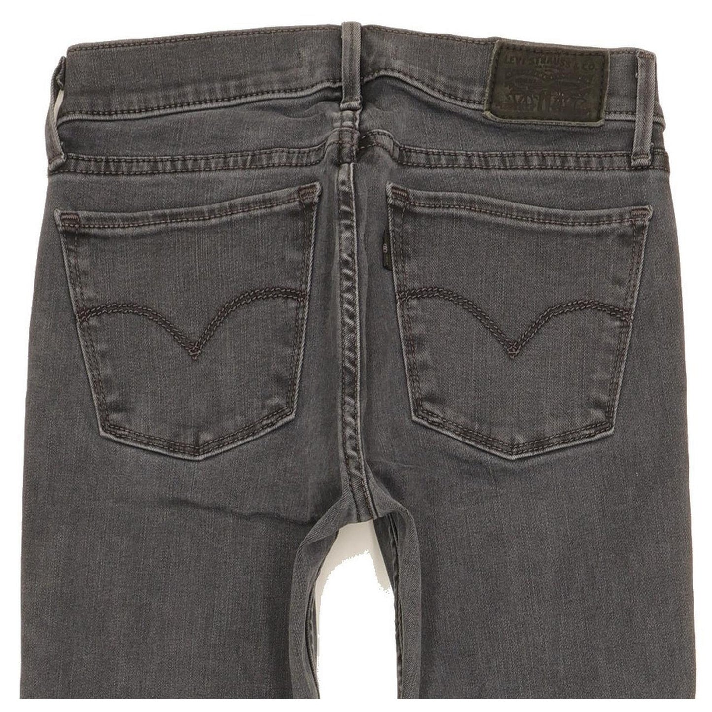 Levi's 710 Super Women Grey Skinny Slim Stretch Jeans W26 L29