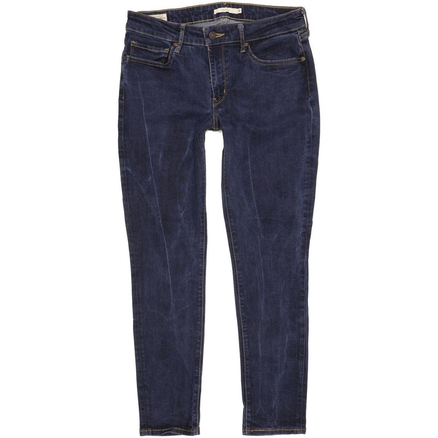Levi's 711 Women Blue Skinny Slim Stretch Jeans W30 L28