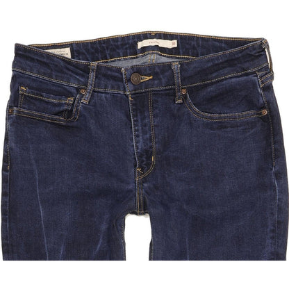 Levi's 711 Women Blue Skinny Slim Stretch Jeans W30 L28