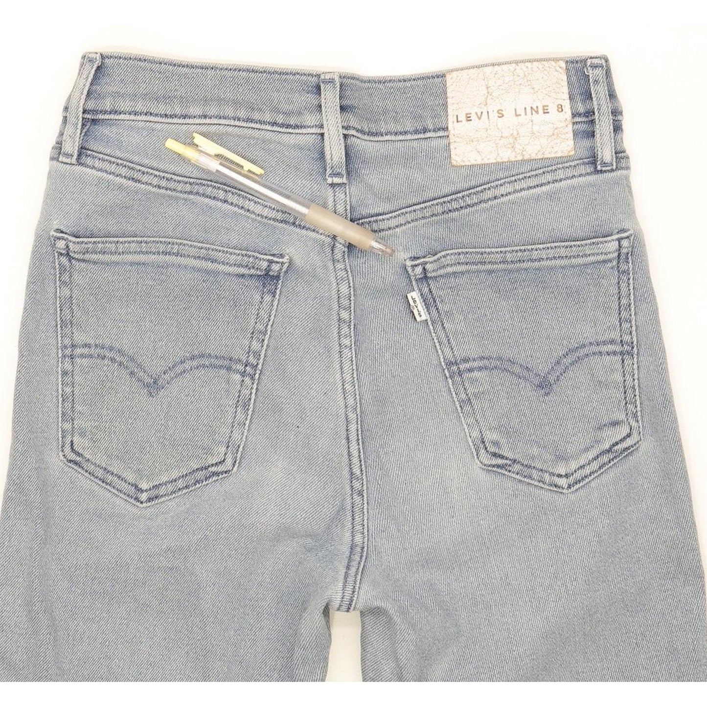 Levi's Line 8 Women Blue Skinny Slim Jeans W26 L29