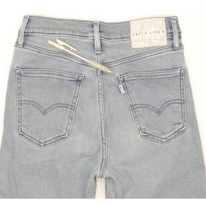 Levi's Line 8 Women Blue Skinny Slim Jeans W26 L29