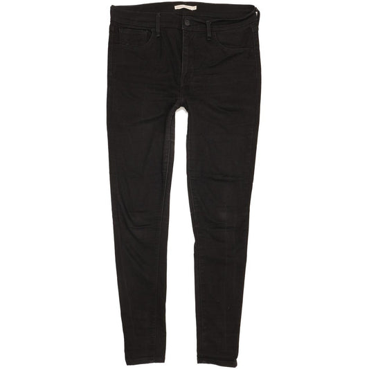 Levi's 720 Black Skinny Slim Stretch Jeans High Waisted W31 L30