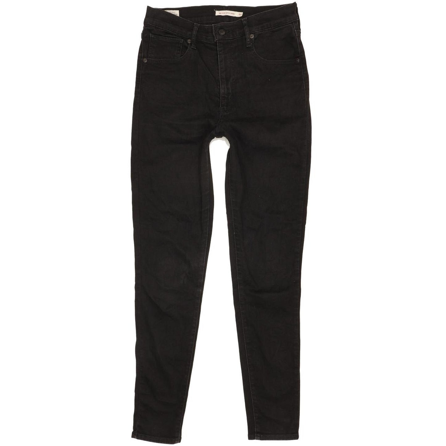 Levi's Mile Black Skinny Slim Stretch Jeans High Waisted W30 L30