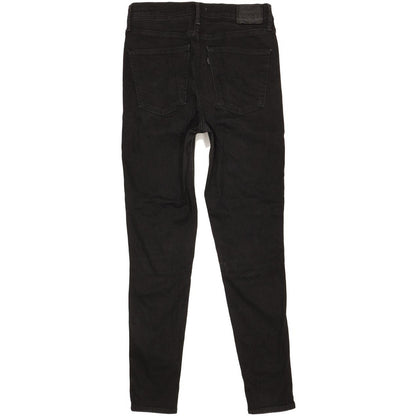 Levi's Mile Black Skinny Slim Stretch Jeans High Waisted W30 L30